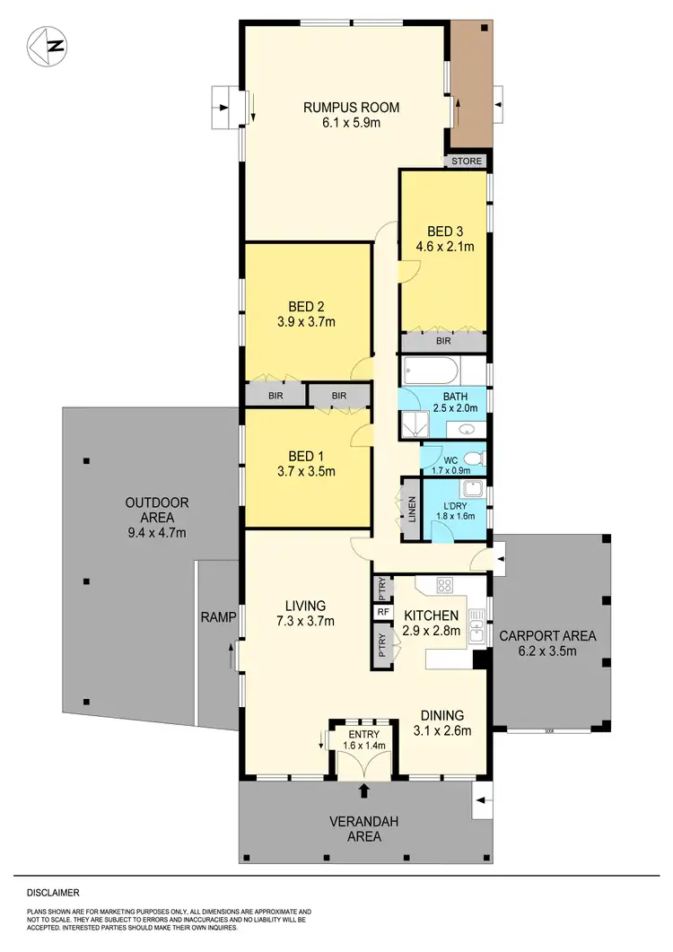 Floorplan of Homely house listing, 48 Grandview Grove, Wendouree VIC 3355