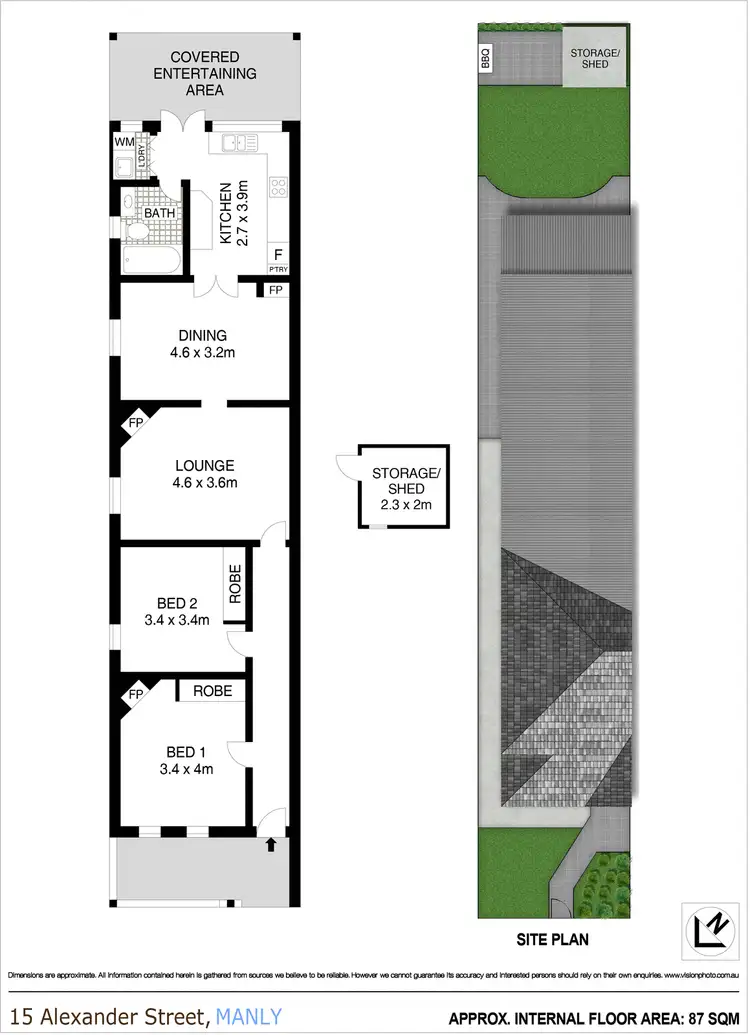 Floorplan of Homely house listing, 15 Alexander Street, Manly NSW 2095