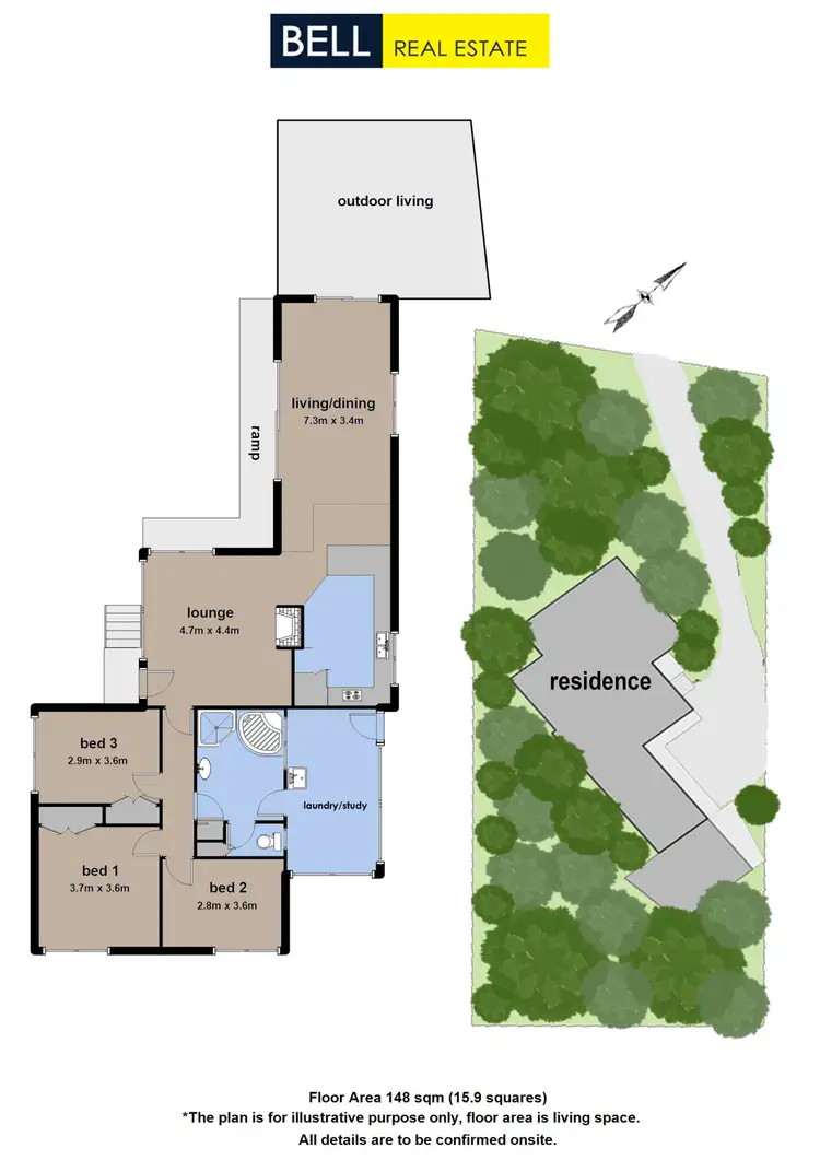 Floorplan of Homely house listing, 22 Sunrise Hill Road, Montrose VIC 3765