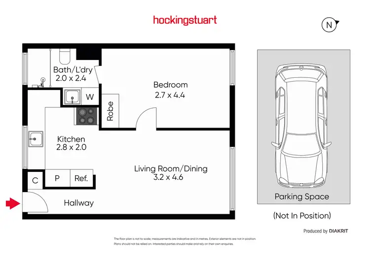 Floorplan of Homely apartment listing, 19/82 Westbury Street, St Kilda East VIC 3183