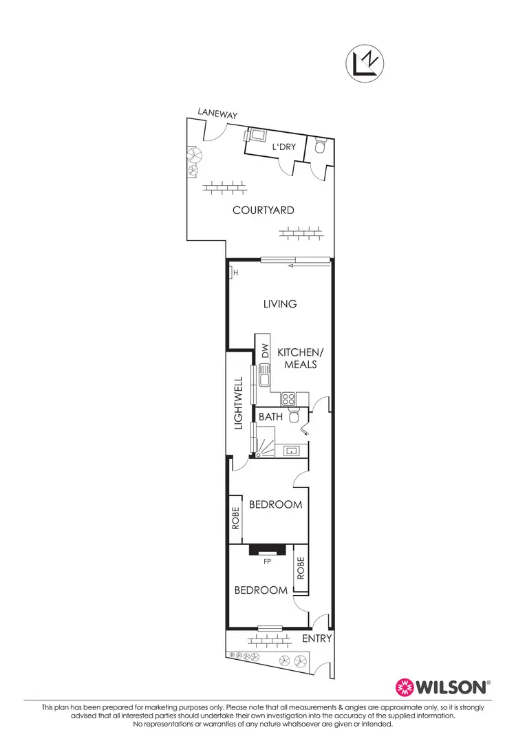 Floorplan of Homely house listing, 5 Herbert Place, Albert Park VIC 3206