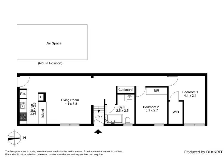 Floorplan of Homely apartment listing, 43/87 Alma Road, St Kilda VIC 3182
