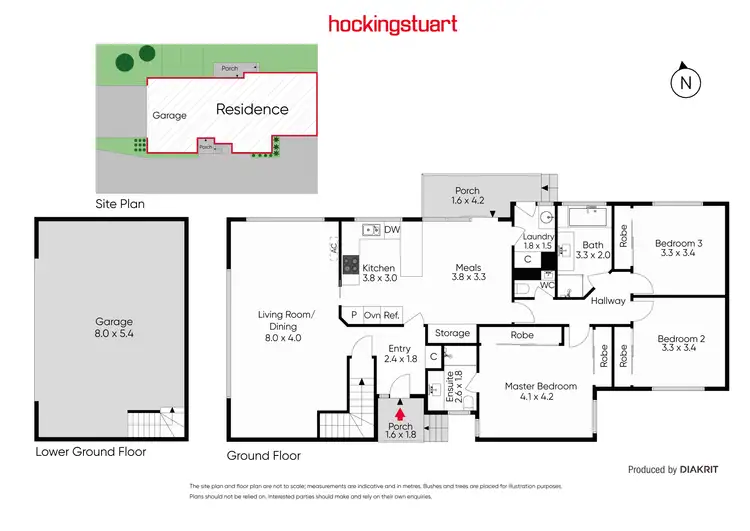 Floorplan of Homely townhouse listing, 1/244 Bambra Road, Caulfield South VIC 3162