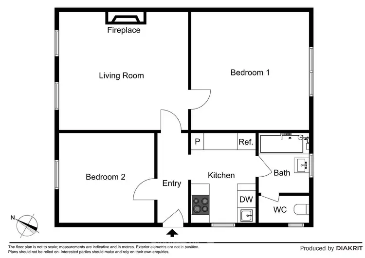 Floorplan of Homely apartment listing, 4/28 Mitford Street, St Kilda VIC 3182