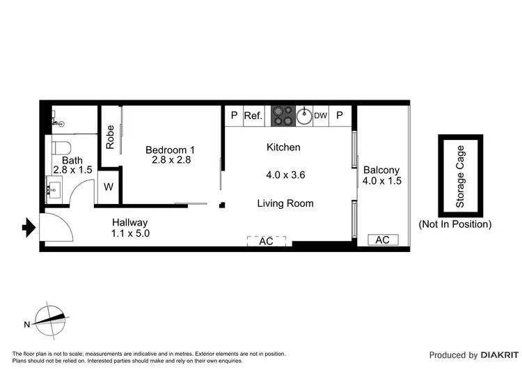 Floorplan of Homely apartment listing, 117/87 High Street, Prahran VIC 3181