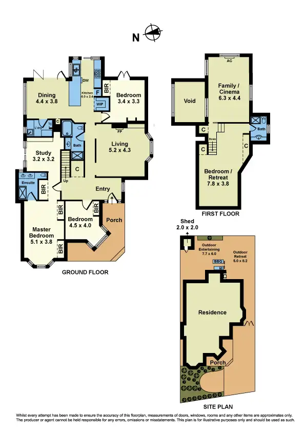 Floorplan of Homely house listing, 64 Victoria Street, Williamstown VIC 3016