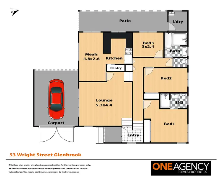 Floorplan of Homely house listing, 53 Wright Street, Glenbrook NSW 2773