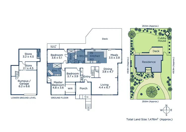 Floorplan of Homely house listing, 35 Olive Grove, Boronia VIC 3155