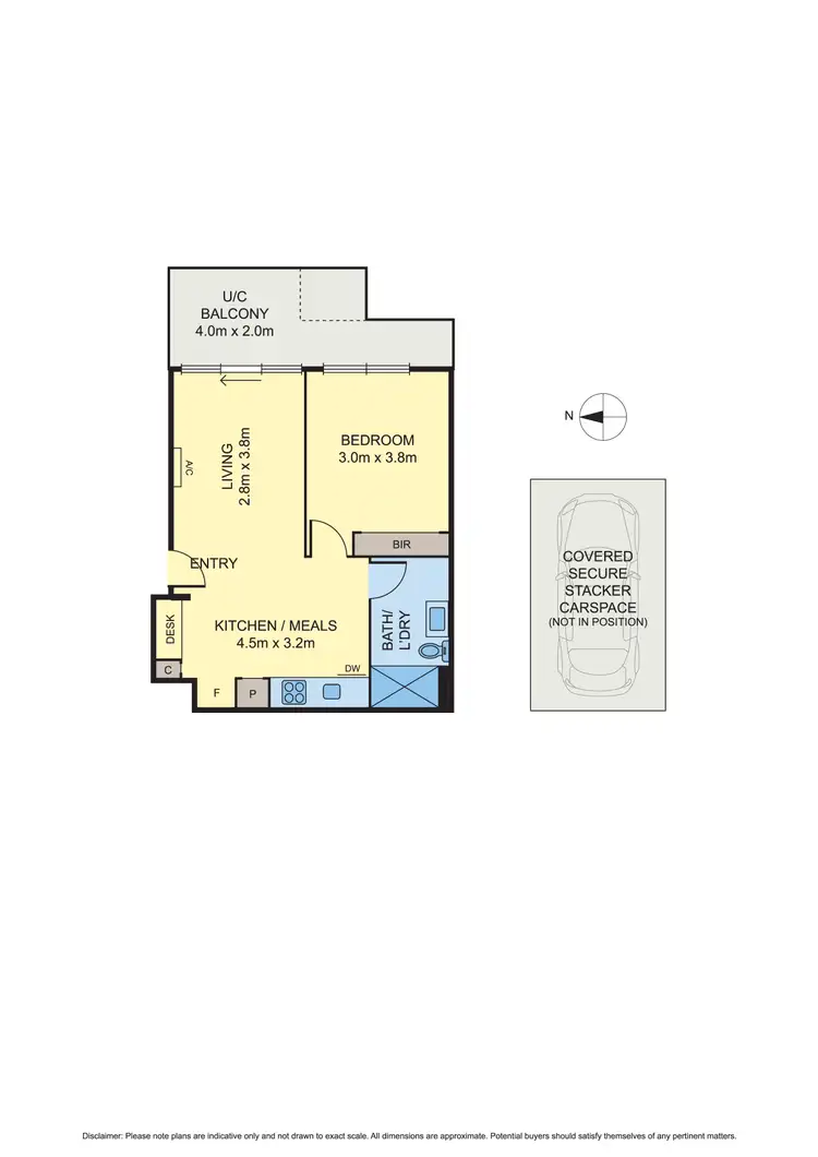 Floorplan of Homely apartment listing, 604/120 Burgundy Street, Heidelberg VIC 3084