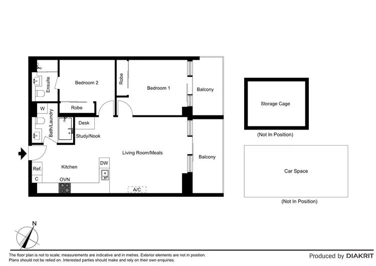 Floorplan of Homely apartment listing, 509/15 Clifton Street, Prahran VIC 3181