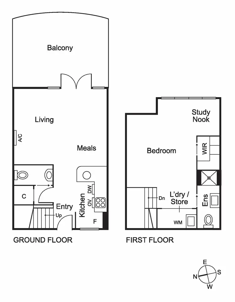 Floorplan of Homely apartment listing, 33/1083 Glen Huntly Road, Glen Huntly VIC 3163