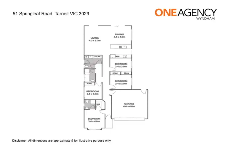 Floorplan of Homely house listing, 51 Springleaf Road, Tarneit VIC 3029