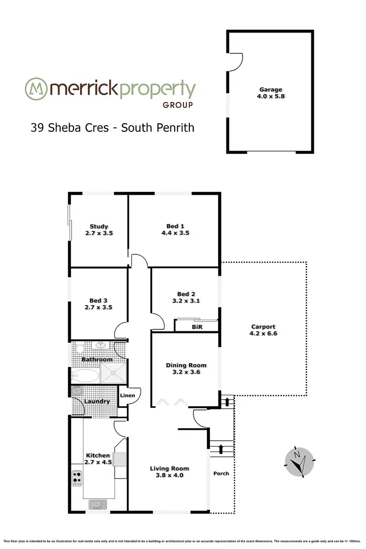 Floorplan of Homely house listing, 39 Sheba Crescent, South Penrith NSW 2750