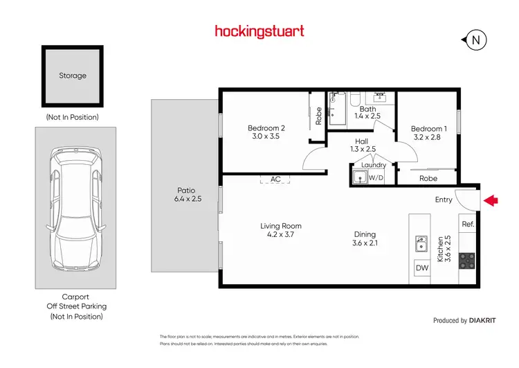 Floorplan of Homely apartment listing, G07/182 Barkly Street, St Kilda VIC 3182