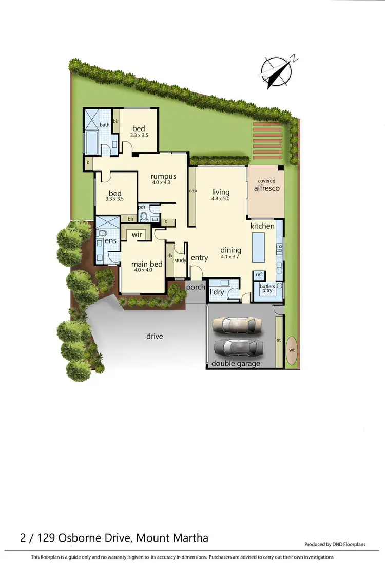Floorplan of Homely house listing, 2/129 Osborne Drive, Mount Martha VIC 3934