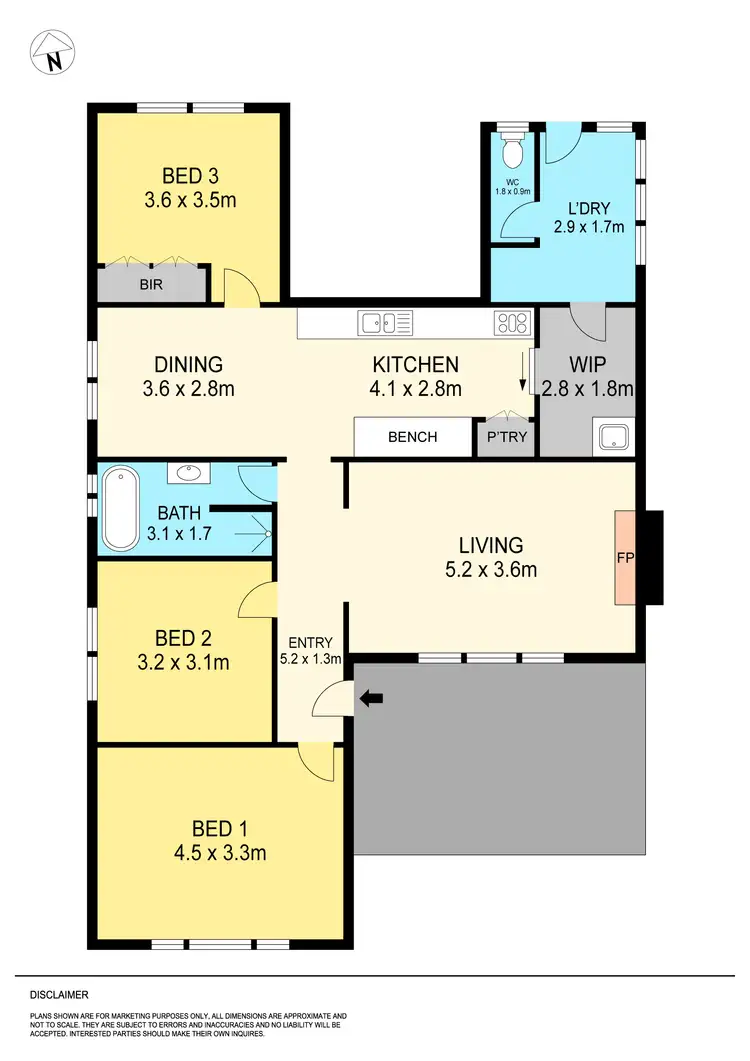 Floorplan of Homely house listing, 4 Eustace Street, Wendouree VIC 3355