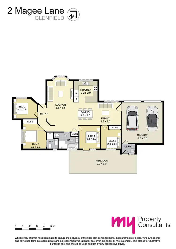Floorplan of Homely house listing, 2 Magee Lane, Glenfield NSW 2167