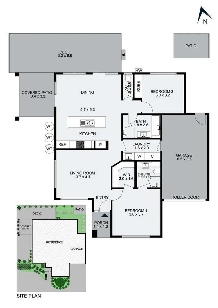 Floorplan of Homely unit listing, 7/247 Dunns Road, Mornington VIC 3931
