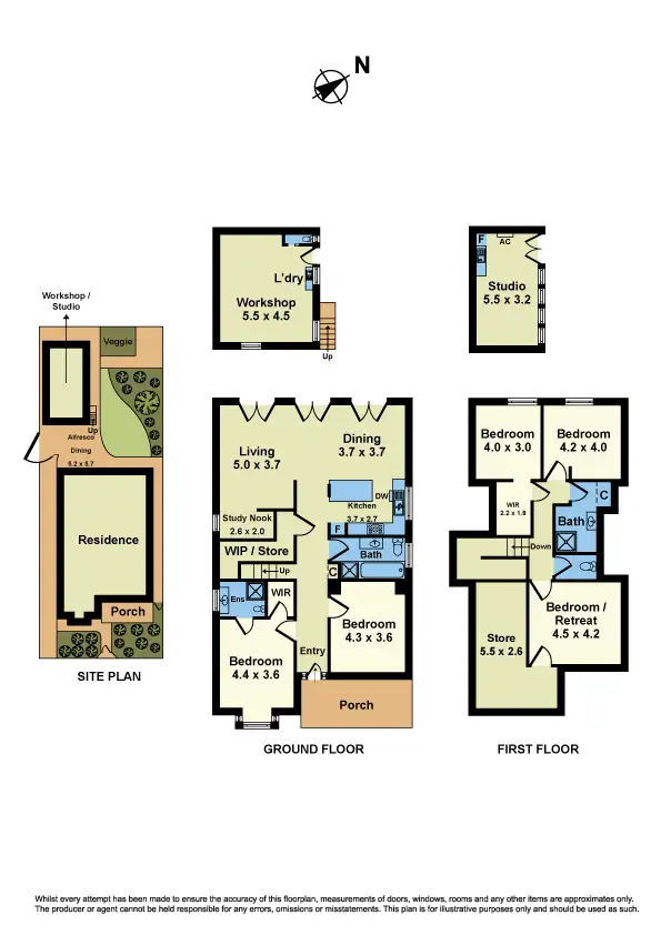 Floorplan of Homely house listing, 5 Forster Street, Williamstown VIC 3016