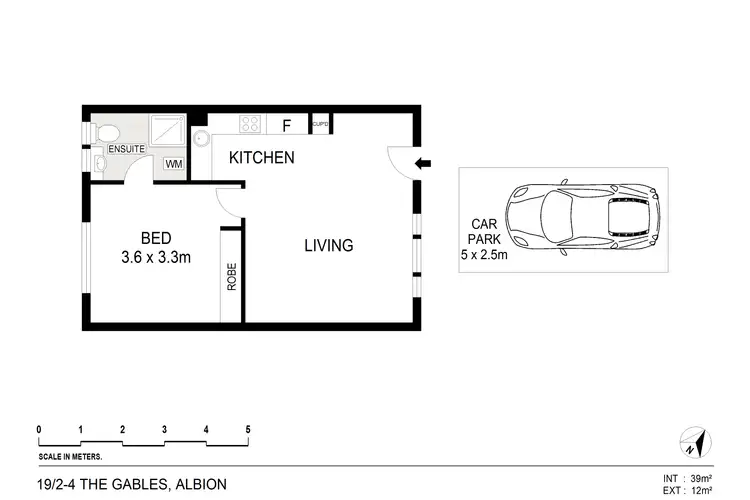 Floorplan of Homely apartment listing, 19/2-4 The Gables, Albion VIC 3020