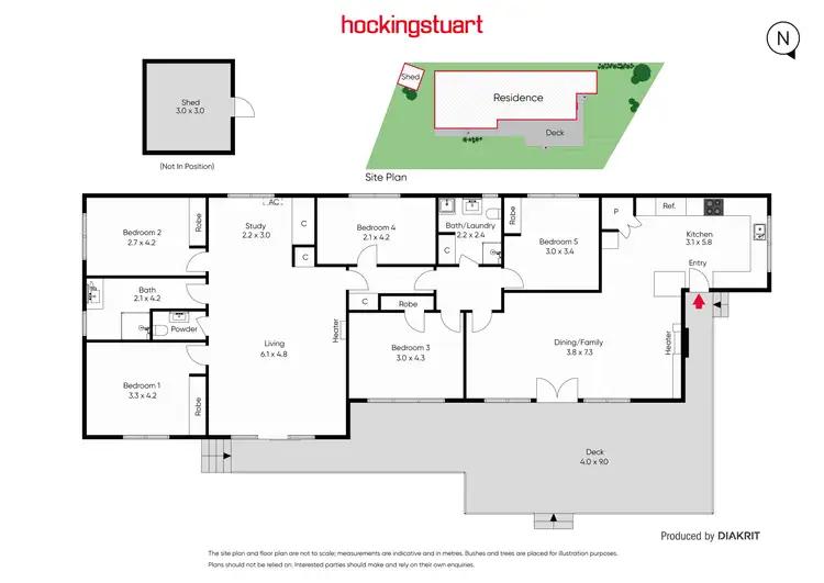 Floorplan of Homely house listing, 39 South Road, Rosebud VIC 3939