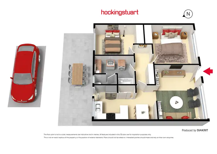 Floorplan of Homely unit listing, 2/10 Spray Street, Frankston VIC 3199