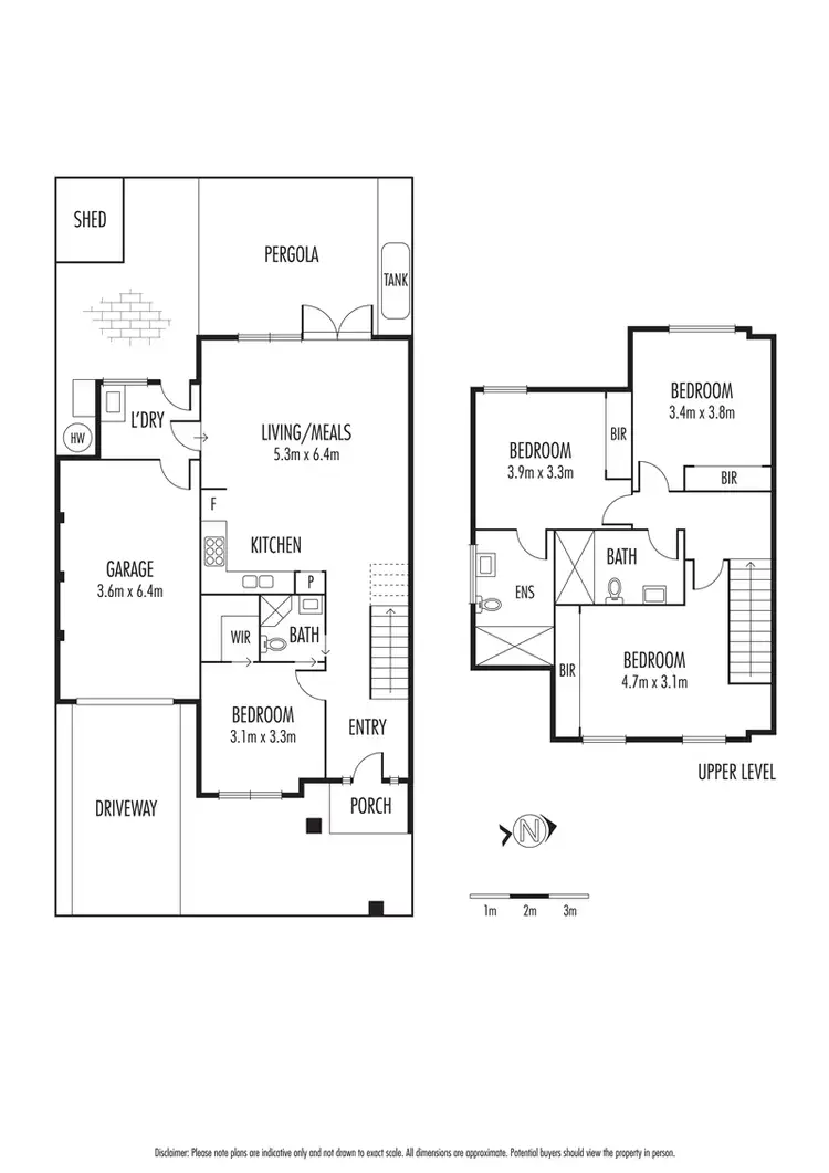 Floorplan of Homely townhouse listing, 21A Upton Street, Altona VIC 3018