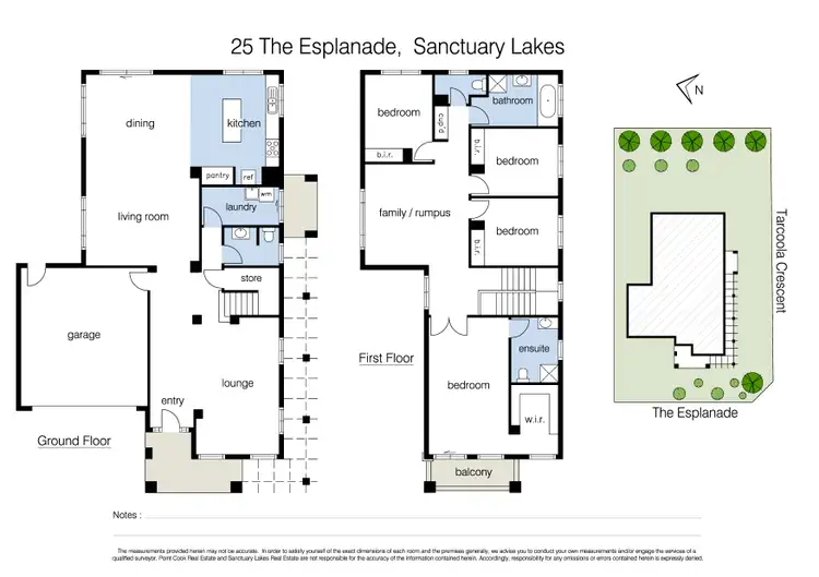 Floorplan of Homely house listing, 25 The Esplanade, Sanctuary Lakes VIC 3030