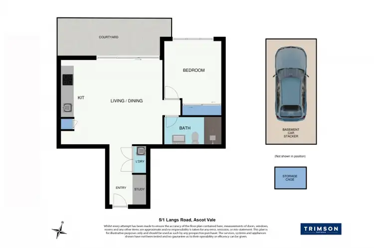 Floorplan of Homely apartment listing, 5/1 Langs Road, Ascot Vale VIC 3032