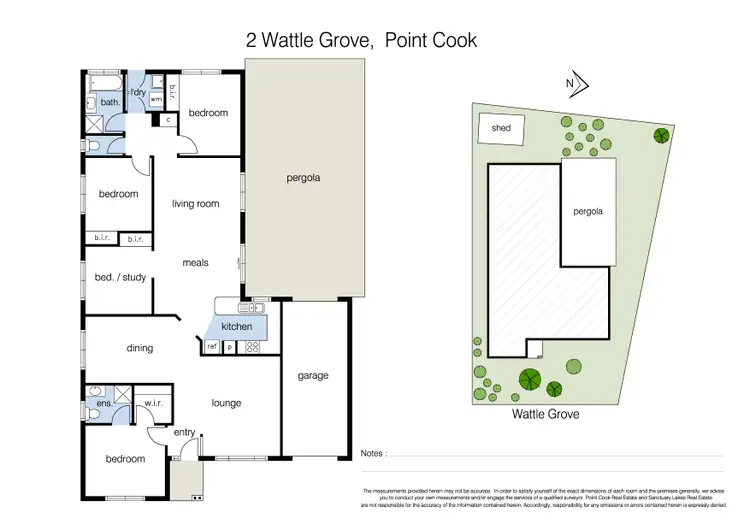 Floorplan of Homely house listing, 2 Wattle Grove, Point Cook VIC 3030