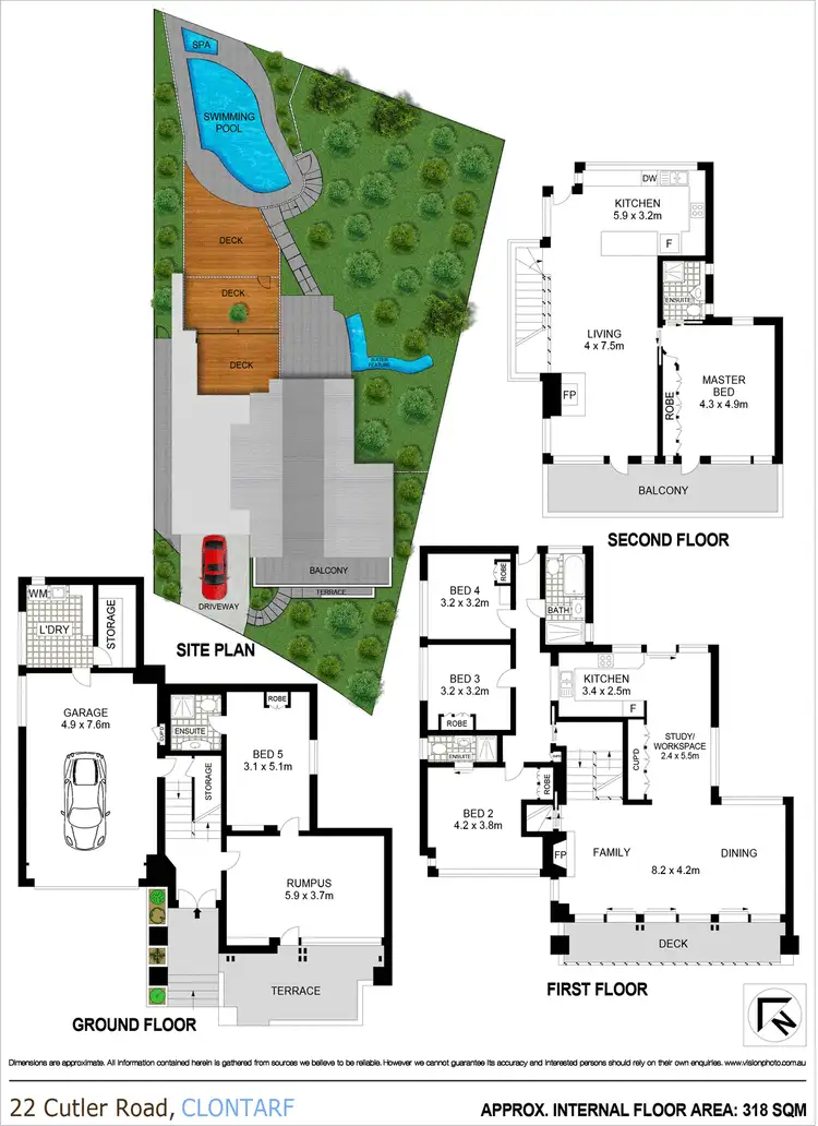 Floorplan of Homely house listing, 22 Cutler Road, Clontarf NSW 2093