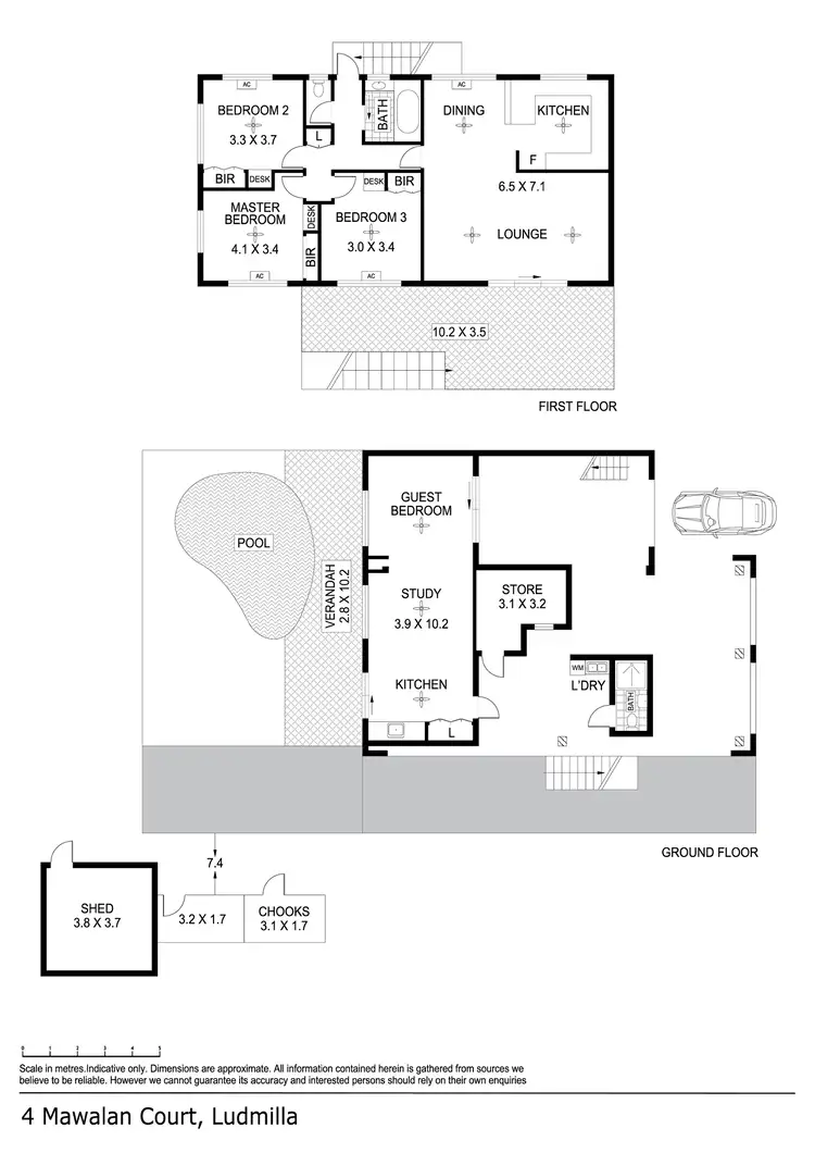 Floorplan of Homely house listing, 4 Mawalan Court, Ludmilla NT 820
