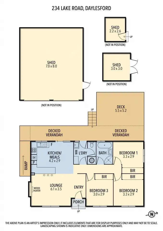 Floorplan of Homely house listing, 234 Lake Road, Daylesford VIC 3460