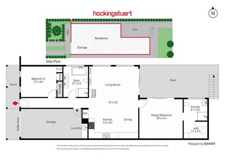 Floorplan of Homely house listing, 9A Millar Street, Daylesford VIC 3460