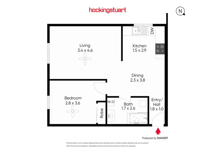 Floorplan of Homely unit listing, 14/2 Emilton Avenue, St Kilda VIC 3182