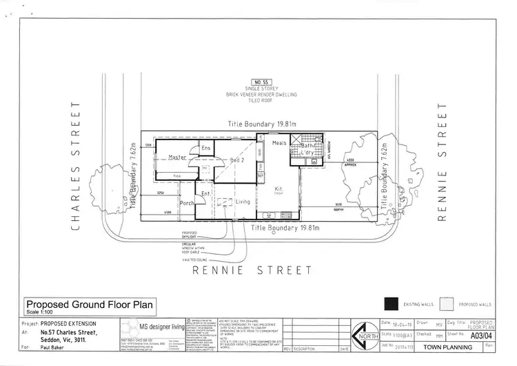 Floorplan of Homely house listing, 57 Charles Street, Seddon VIC 3011