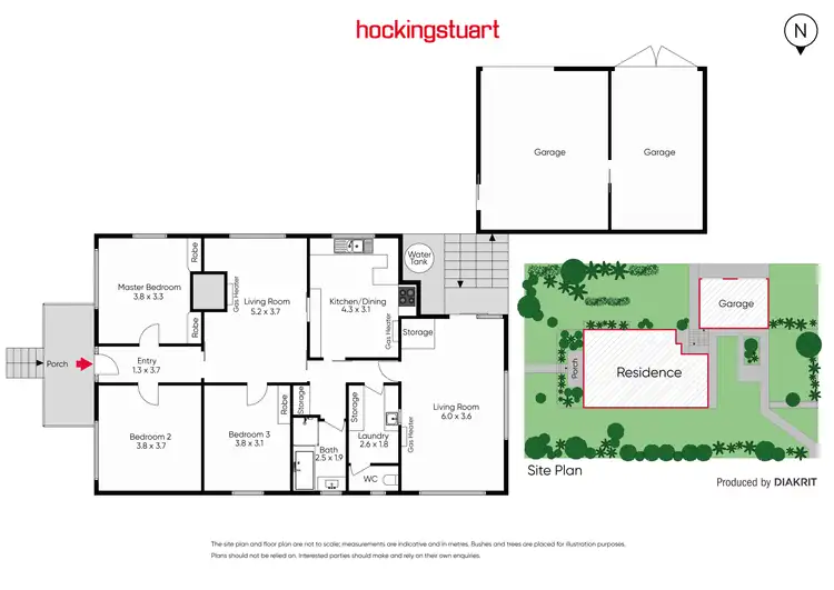 Floorplan of Homely house listing, 36 Millar Street, Daylesford VIC 3460