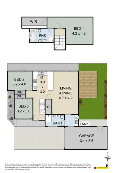 Floorplan of Homely house listing, 2/68 Junction Street, Newport VIC 3015