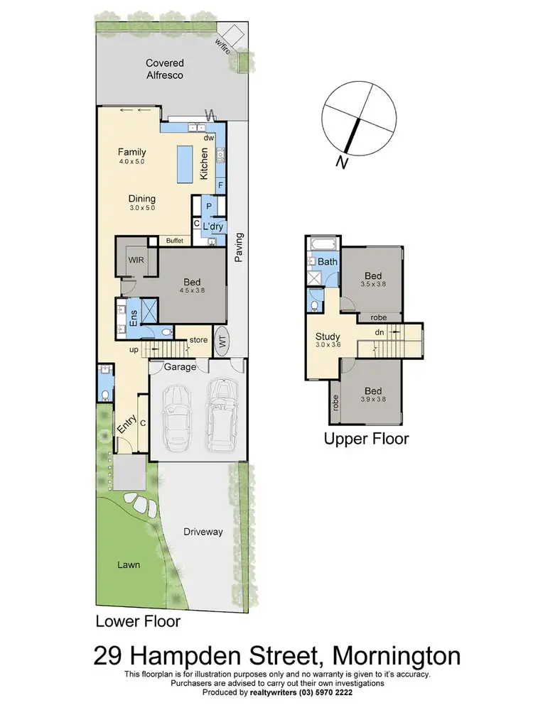 Floorplan of Homely house listing, 29 Hampden Street, Mornington VIC 3931
