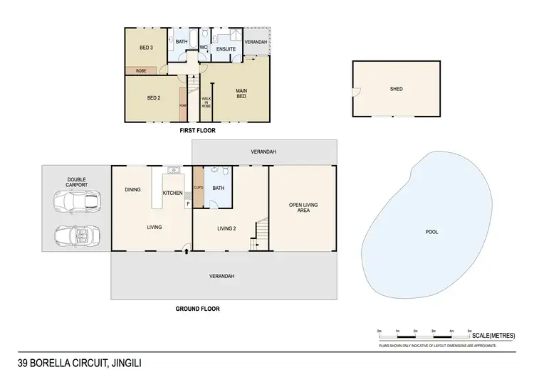 Floorplan of Homely house listing, 39 Borella Circuit, Jingili NT 810