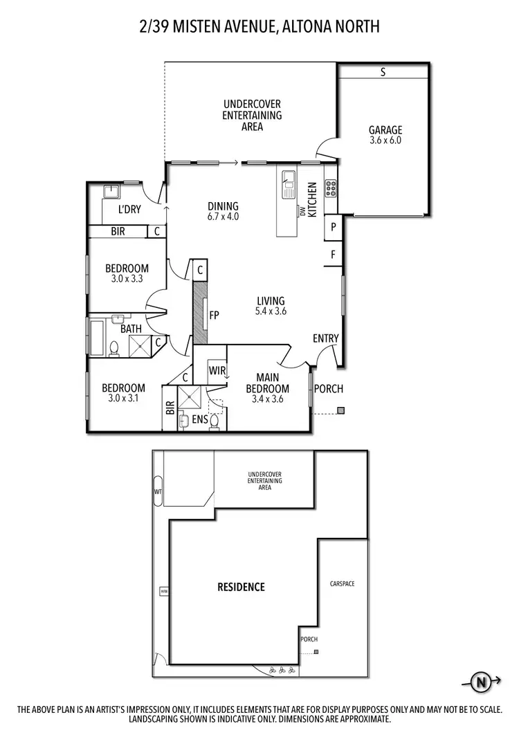 Floorplan of Homely unit listing, 2/39 Misten Avenue, Altona North VIC 3025
