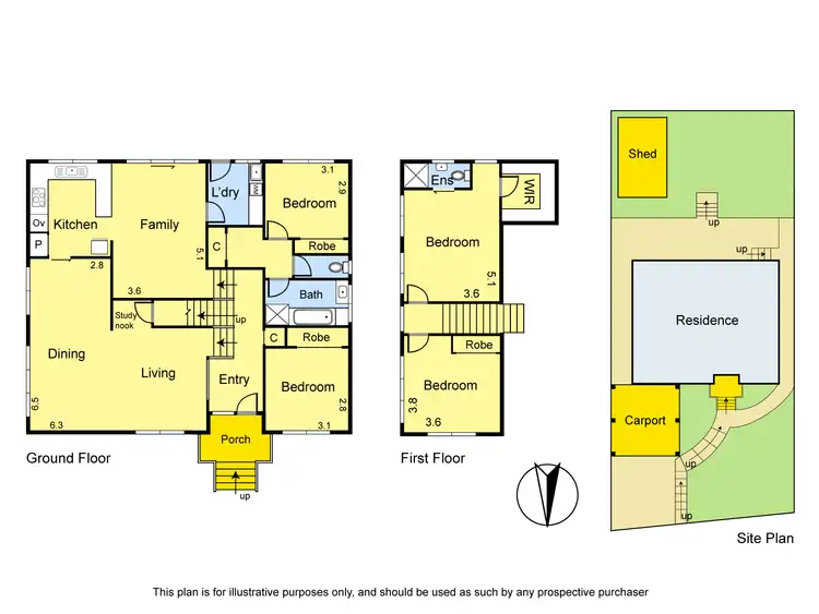 Floorplan of Homely house listing, 32 Glen Katherine Drive, St Helena VIC 3088