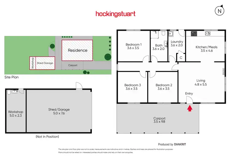 Floorplan of Homely house listing, 16 Karadoc Street, Dromana VIC 3936