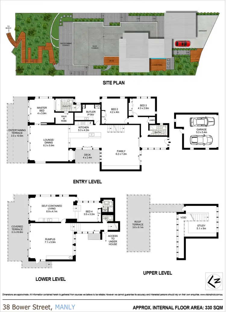 Floorplan of Homely house listing, 38 Bower Street, Manly NSW 2095