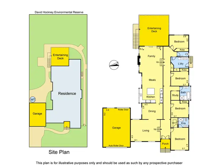 Floorplan of Homely house listing, 5 David Hockney Drive, Diamond Creek VIC 3089