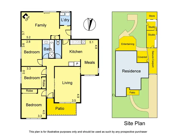 Floorplan of Homely house listing, 311 Grimshaw Street, Watsonia VIC 3087