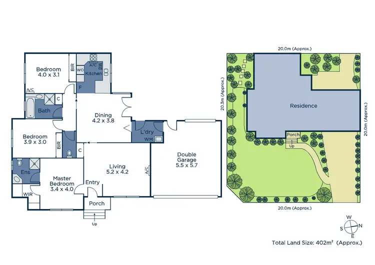 Floorplan of Homely unit listing, 1 Hannaslea Street, Box Hill VIC 3128