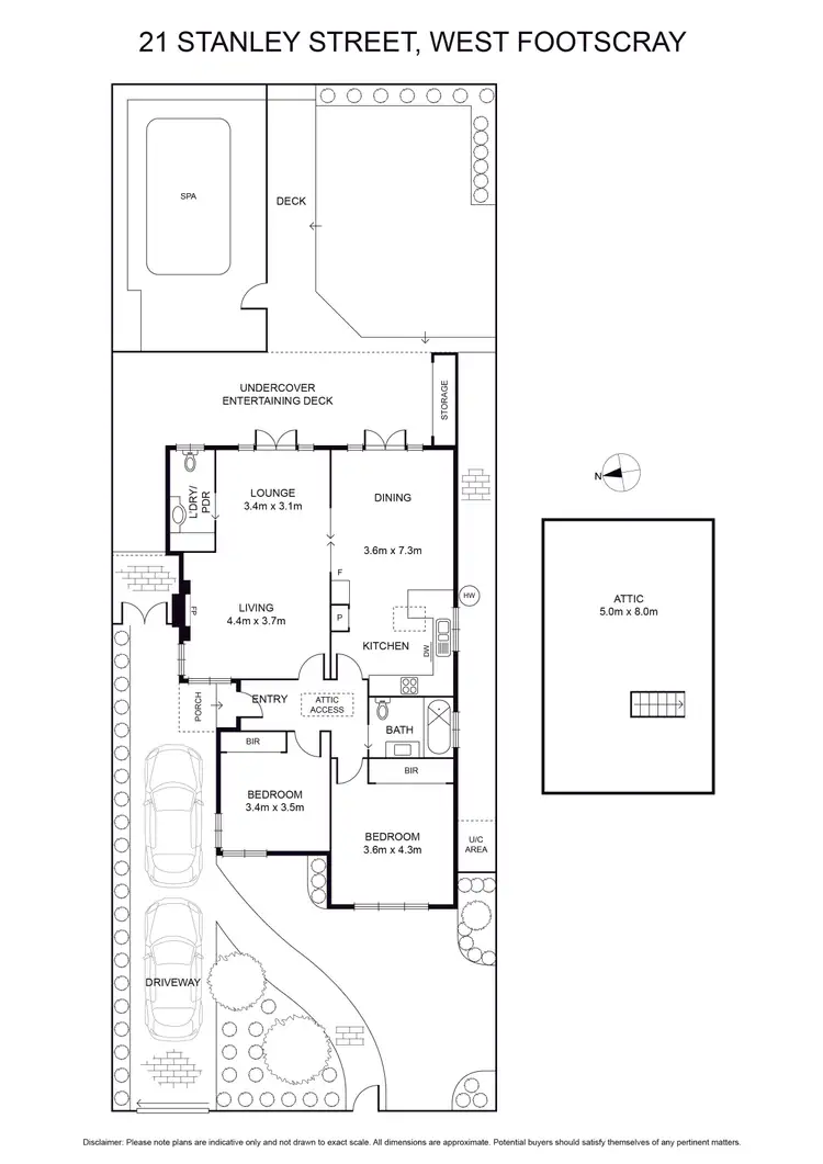 Floorplan of Homely house listing, 21 Stanley Street, West Footscray VIC 3012
