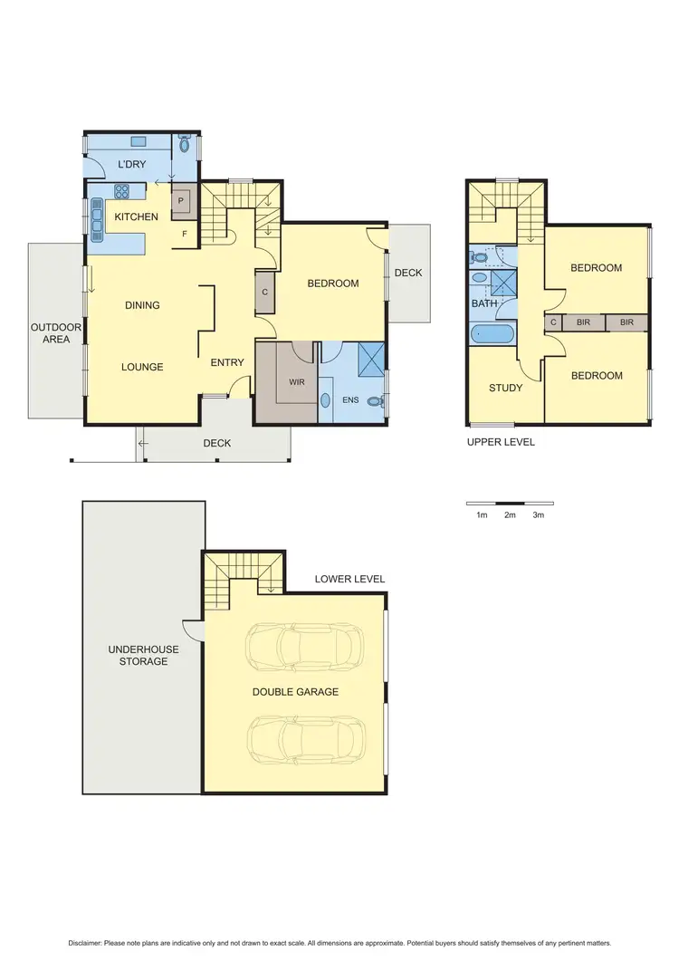 Floorplan of Homely townhouse listing, 1/12 Yando Street, Greensborough VIC 3088