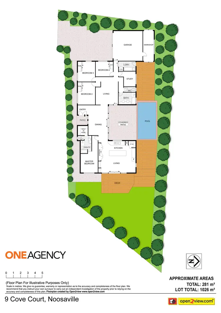Floorplan of Homely house listing, 9 Cove Court, Noosaville QLD 4566